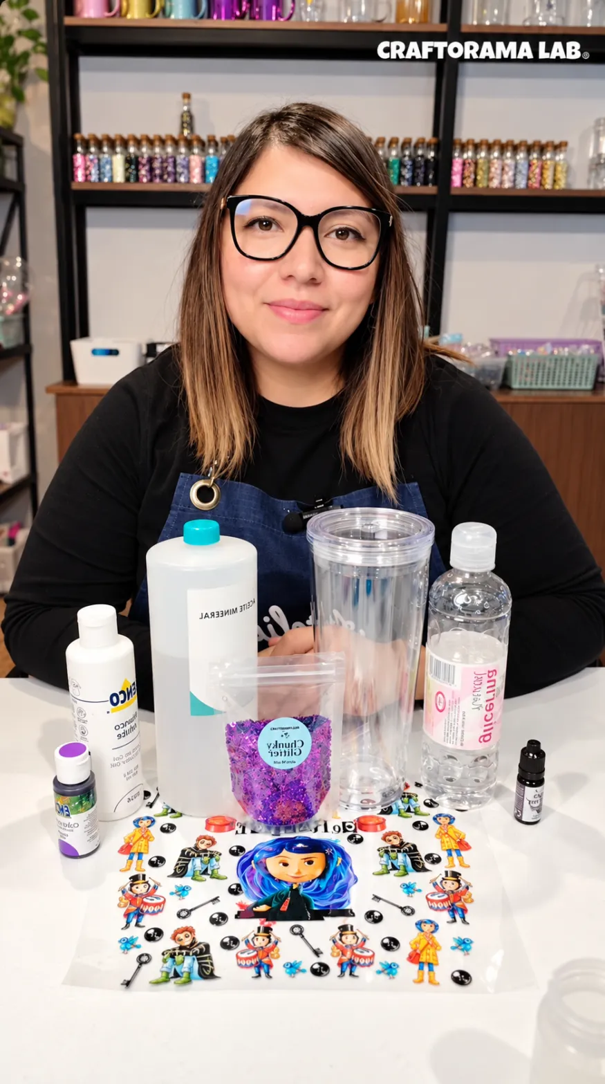 Materiales básicos para empezar un vaso Snowglobe desde cero